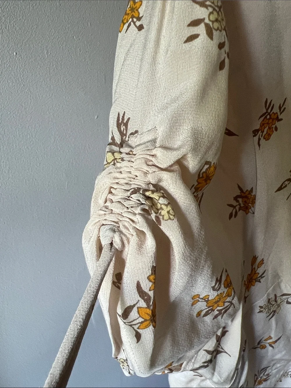 Madewell Floral Wrap Midi Dress Size 14 Wedding Guest Spring Summer - Picture 7 of 8